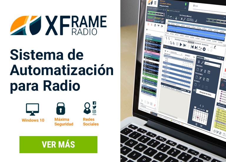 XFrame Radio Software de automatización para emisoras de radio